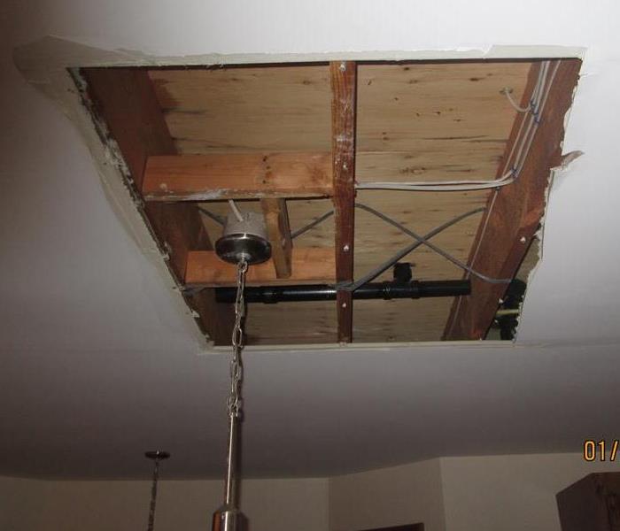 Photo of remediated ceiling