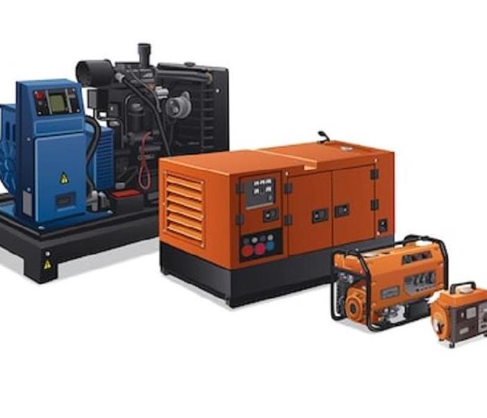 Different sizes of generators